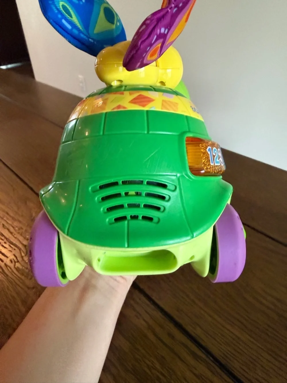 VTech 2-in-1 Toddle and Talk Turtle Interactive Floor Play & Push Toy 12-36 mths